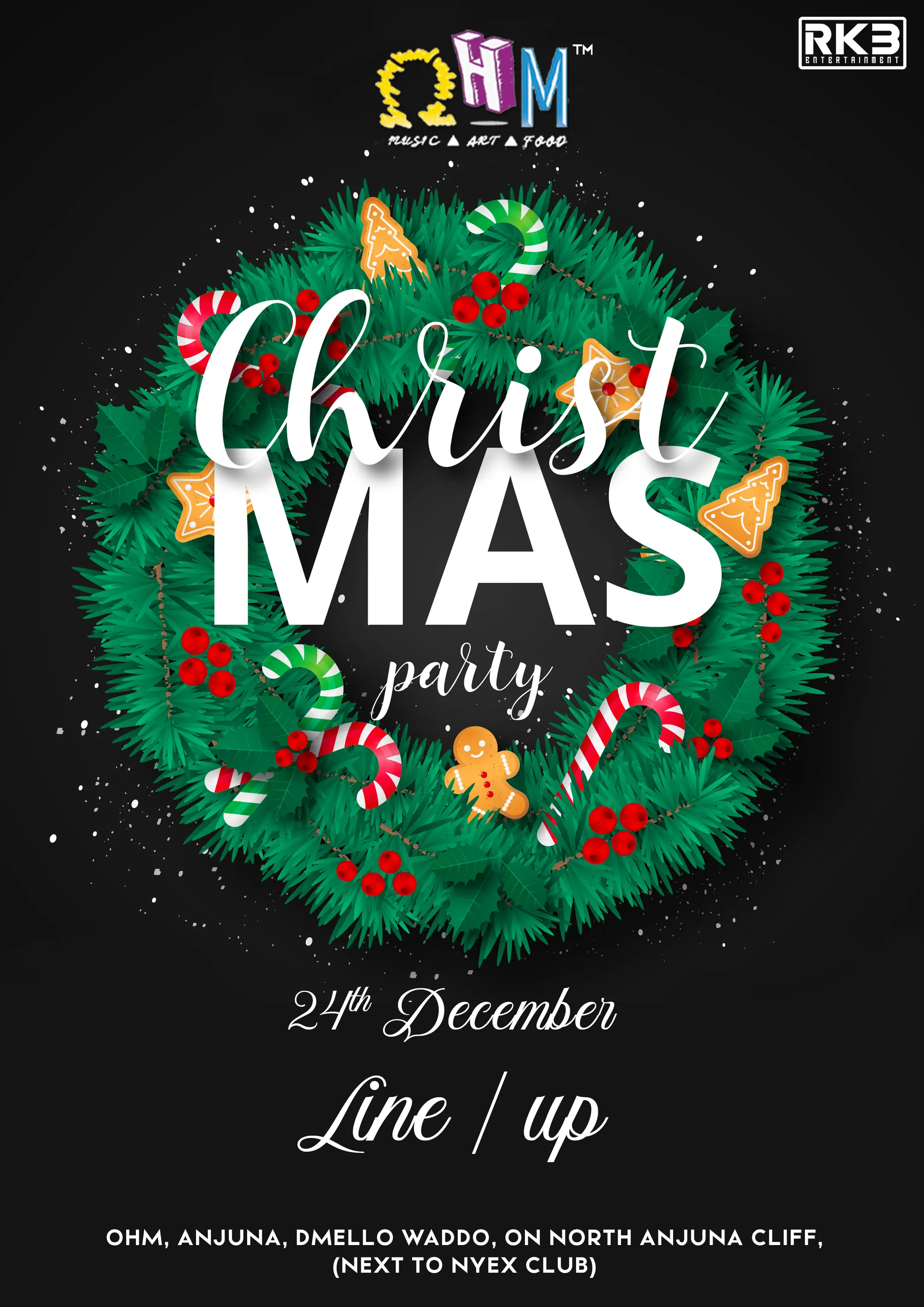 The Christmas party at Ohm, 21 December